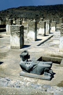 Tula, religious civic center of the Toltec culture founded around 900 AD, under the name Tollan X?