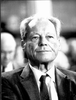 Willy Brandt (1913-1992), German politician, President of the Socialist International and West Ge?