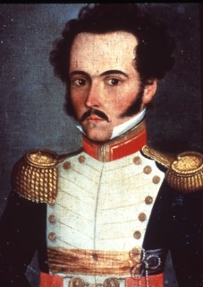 Simon Bolivar 'El Libertador' (1783-1830), soldier and hero of the American Revolution.