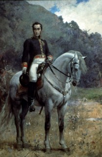 Simon Bolivar 'El Libertador' (1783-1830), soldier and hero of the American Revolution.