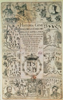 Cover of 'The Decades; Decade II', 1739 edition by Antonio Herrera.