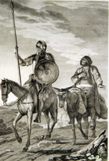 Illustration in the work 'Don Quixote of La Mancha', revised edition by the Royal Spanish Academy?