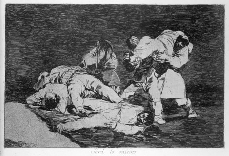 The Disasters of War, a series of etchings by Francisco de Goya (1746-1828), plate 21: 'Será lo m?