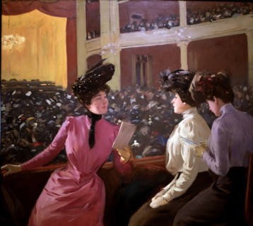 'Theater Novedades', 1901-1902, oil by Ramon Casas.
