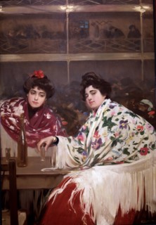 'Café-concert', Oil, 1901 by Ramon Casas.