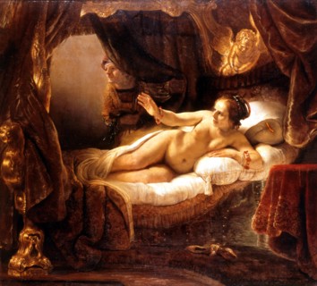'Danae', 1636, by Rembrandt.
