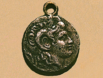 Silver coin with the head of Alexander the Great with the horns of the Egyptian god Amho, belongs?