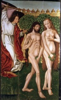 Table XV century with the' 'Expulsion from Paradise, Adam and Eve'.