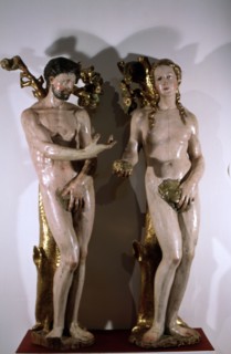 Size of the sixteenth century with Adam and Eve, by Domingo Antwerp.