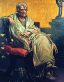 Lucius Anneo Séneca (4 BC.C. - 65 d.C.), Hispanic Italian philosopher born in Córdoba, preceptor ?