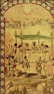 American Conquest, Hernán Cortés command to destroy the ships, top, and Cortés meets with ambassa?