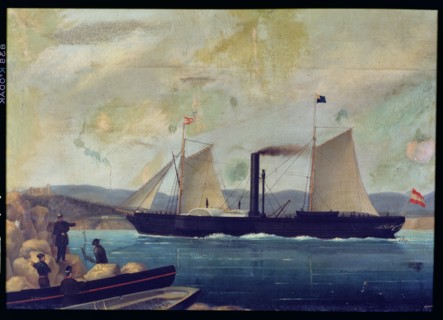 The Majorcan, ship where the musician Chopin and the writer Georges Sand made the trip to Majorca.