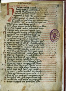 Epistle ad Pisones Manuscript ', by Horace.
