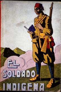 Campaigns of Morocco, cover of the Reading and Writing Notebook of Spanish and Arabic 'The Native?