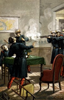 Uprising of 1866, mutiny or revolt of the sergeants at San Gil barracks in Madrid on June 22, 186?