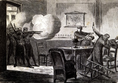 Uprising of 1866, mutiny or revolt of the sergeants at San Gil barracks in Madrid on June 22, 186?