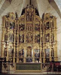 Altarpiece of the Church of the Assumption of Arroyo de la Luz (Cáceres), by Luis Morales.