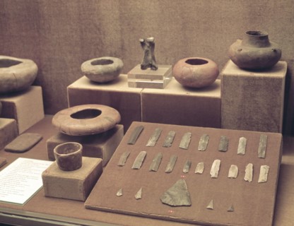 Grave goods found in the excavation of the town of Los Millares, Santa Fe de Mondújar, Almería: c?