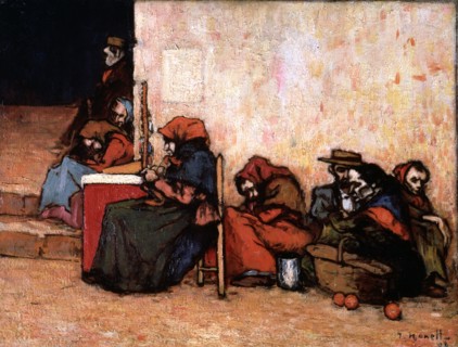 'Poors', 1899, oil by Isidro Nonell.