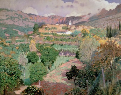 'Soller', work by Santiago Rusiñol.