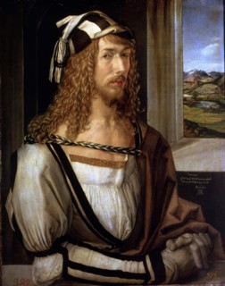 Self Portrait by Albrecht Dürer (1471 - 1528), Dutch painter.
