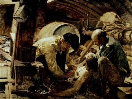 'It is still said that fish is expensive', 1894, by Joaquin Sorolla.