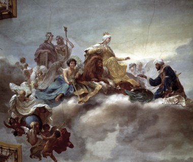 Surrender of Granada, Isabel the Catholic Queen receives the keys of Granada from the last Mooris?