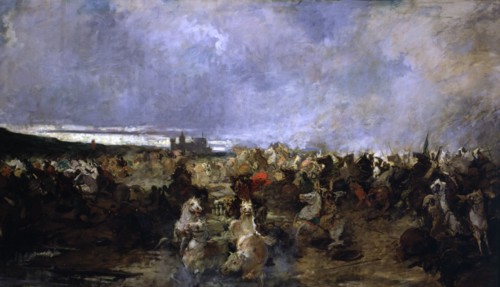 Battle of Guadalete (711), represents the development of the battle with the flight of the Goths ?