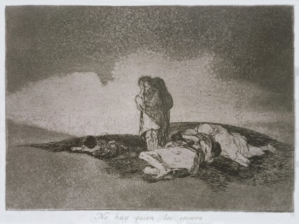The Disasters of War, a series of etchings by Francisco de Goya (1746-1828), plate 60: 'No hay qu?