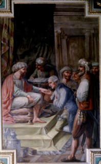 Reception hosted by the Sultan of Tunis to Catalan merchants to mark the restoration of free trad?