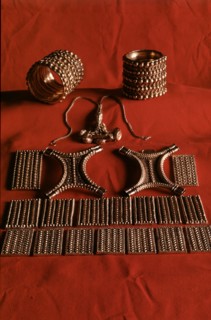 Treasury of Carambolo, bracelets and necklaces.