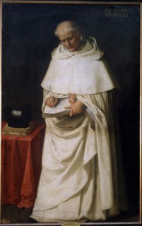 Portrait of Fray Pedro Machado', oil by Zurbarán.