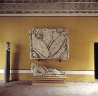 Roman statuary in the zaquizami of the House of Pilate in Seville.