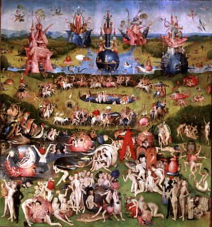 Central Panel of the triptych by El Bosco 'The Garden of Earthly Delights'.