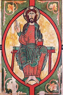 Pantocrator', Romanesque Table from 11st - 12th century.