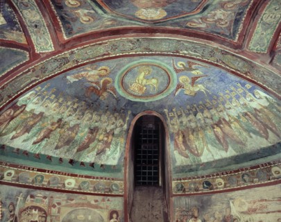 Fresco in the crypt of the cathedral of Anagni.