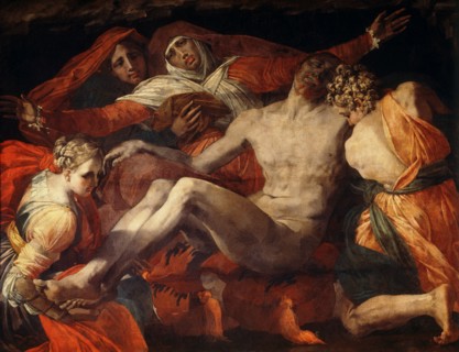 Pieta', 1530, Rosso Fiorentino work.