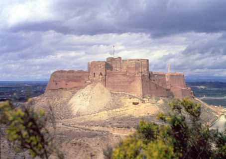 Monzon Castle, donated to the Templar Order in 1143, in it King James I spent his childhood.