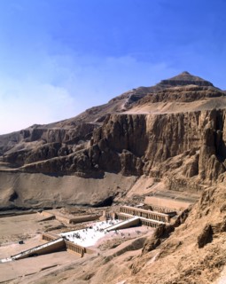 Mortuary temple of Queen Hatshepsut or 'Dyeser-Dyeseru', located in ancient Thebes (Deir el - Bah?