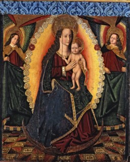 'Our Lady of the Rosary', panel painting from the altarpiece of the church of Saint Paul of Zara?