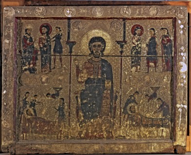 Frontal of the altar of San Vicente, tempera painting from the church of San Vicente Martyr of Tr?