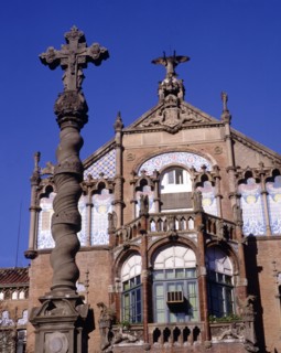 Hospital of San Pablo, designed by Lluis Domenech i Montaner (1850-1923).