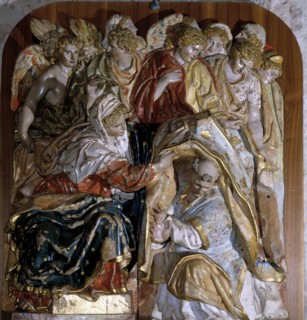 Monastery of las Huelgas. 'Imposition of the Chasuble of Saint Ildefonso', by Juan de Ancheta.