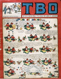 Cover of the children's magazine 'TBO'. Barcelona, II era, No. 11.