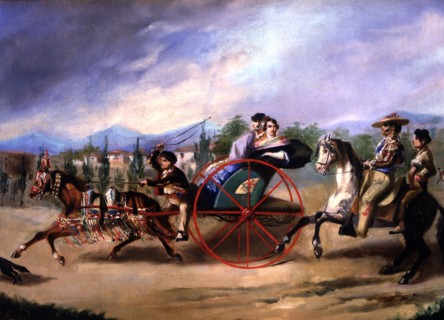 'To the bulls!' Oil by Francisco de Paula Bringas.