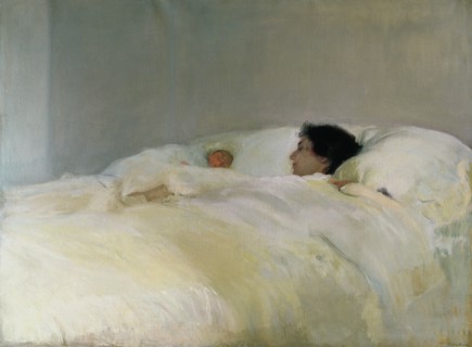 'Mother', oil, 1895, by Joaquin Sorolla.