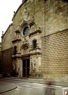 Bethlehem Church, built between 1681 and 1732, project attributed to Josep Juli, view of the main?