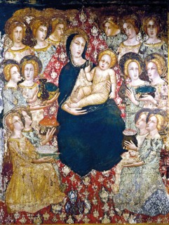 Offerings to Mary and the Child Jesus' by Ferrer Bassa.