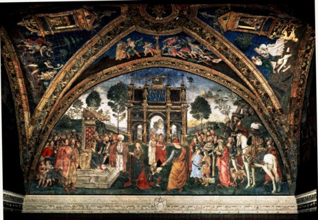 The Dispute of St. Catherine', painting by Pinturicchio.