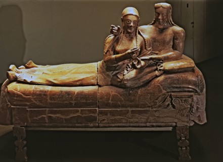 Sarcophagus with a couple, from Cerveteri.